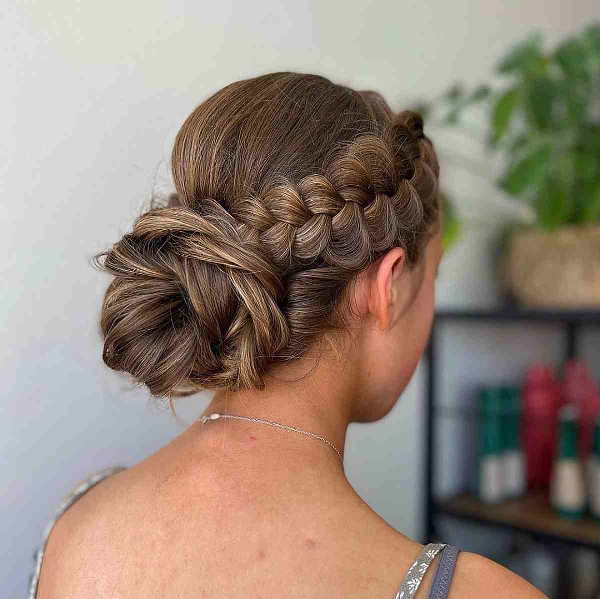 Elegant Dutch Braid for Prom