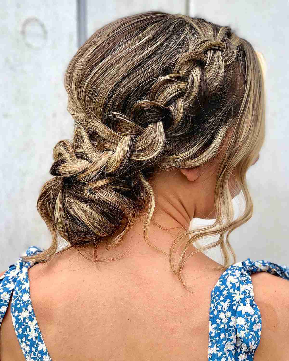 Sophisticated Updo French Braid