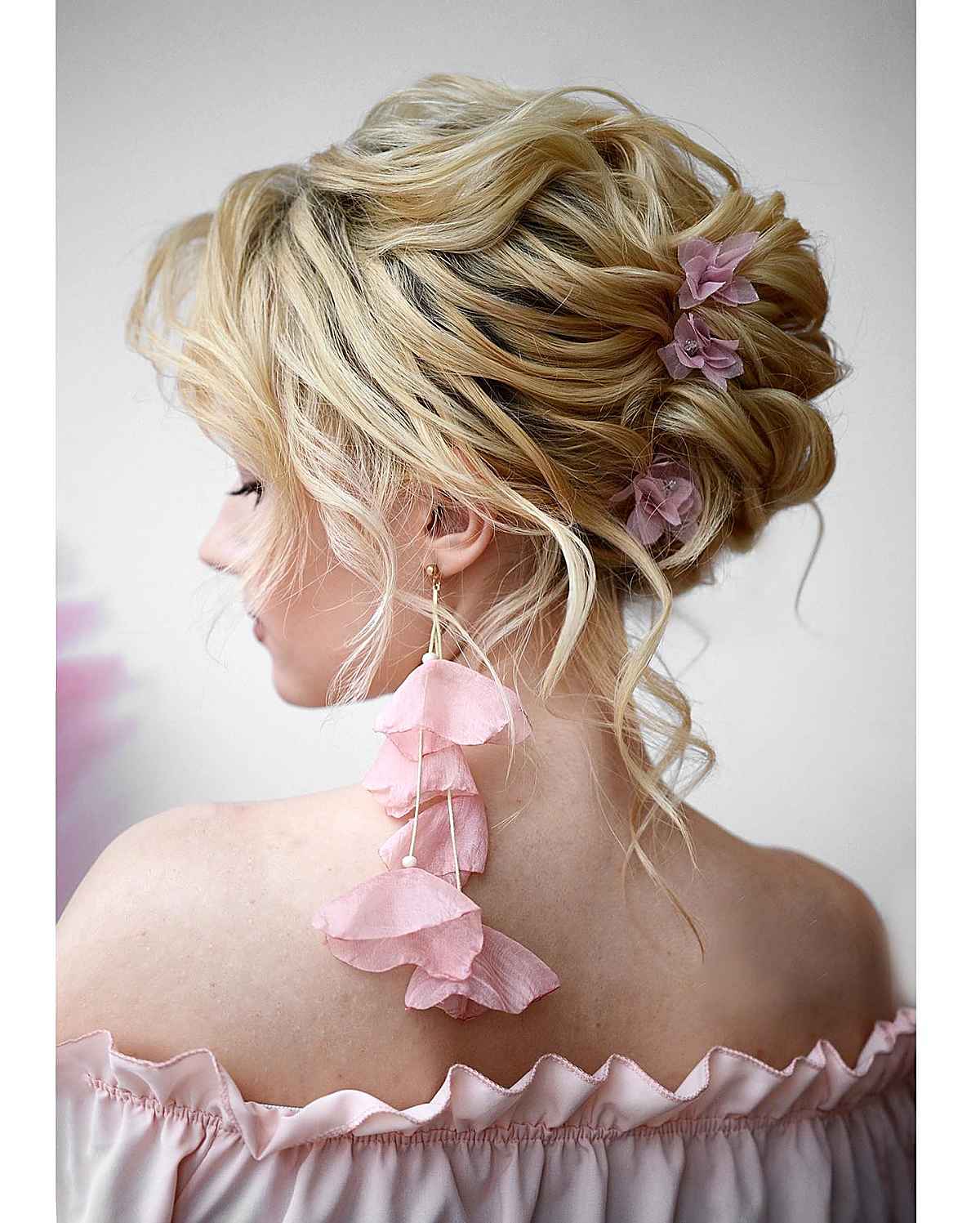 elegant french twist formal updo