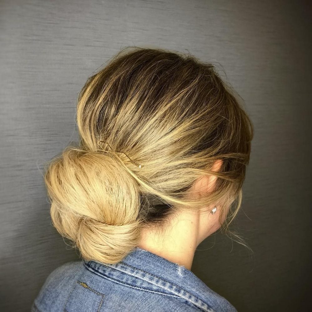 Elegant Knotted Bun hairstyle