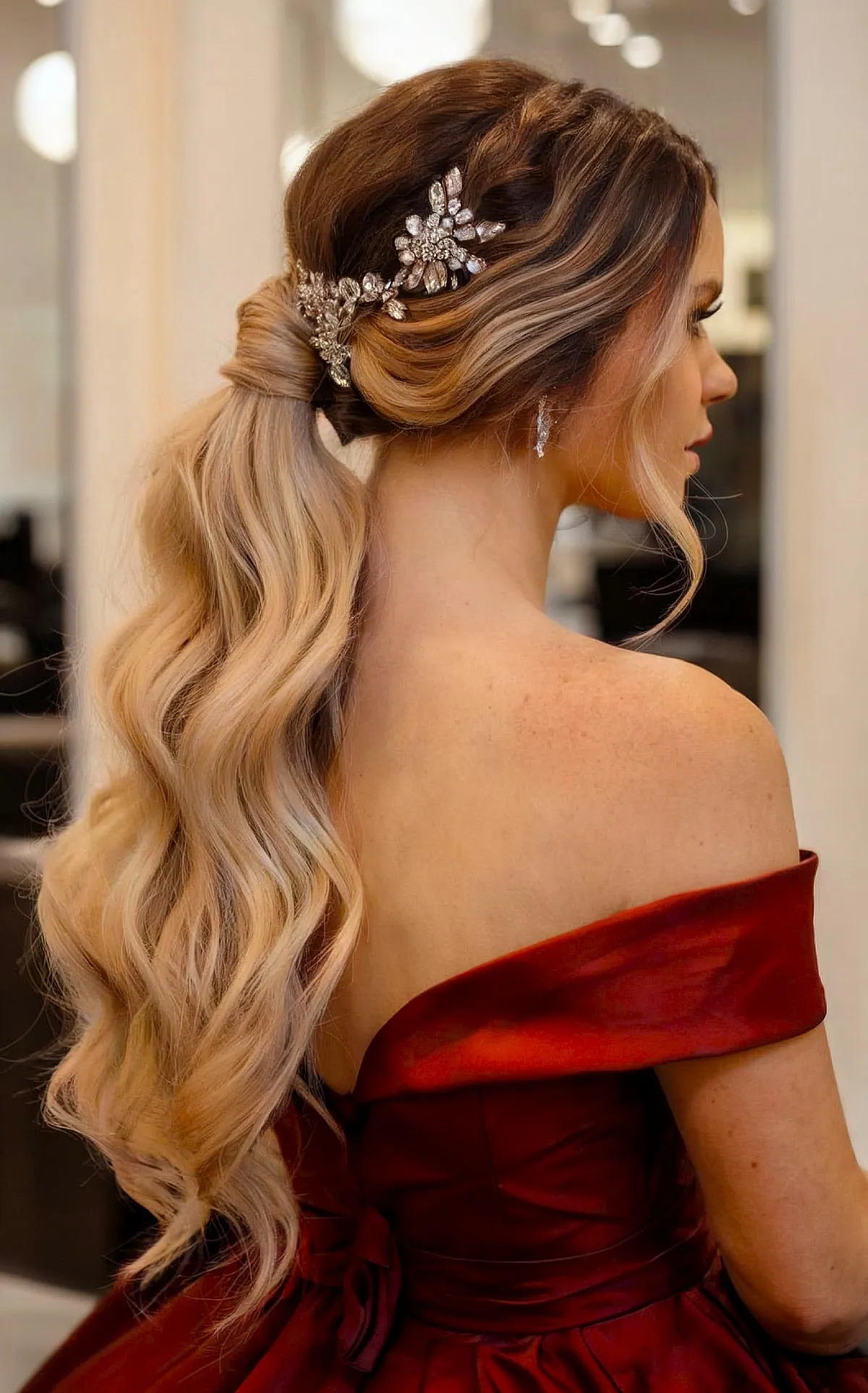 Prom Pony Style with a Jeweled Accessory