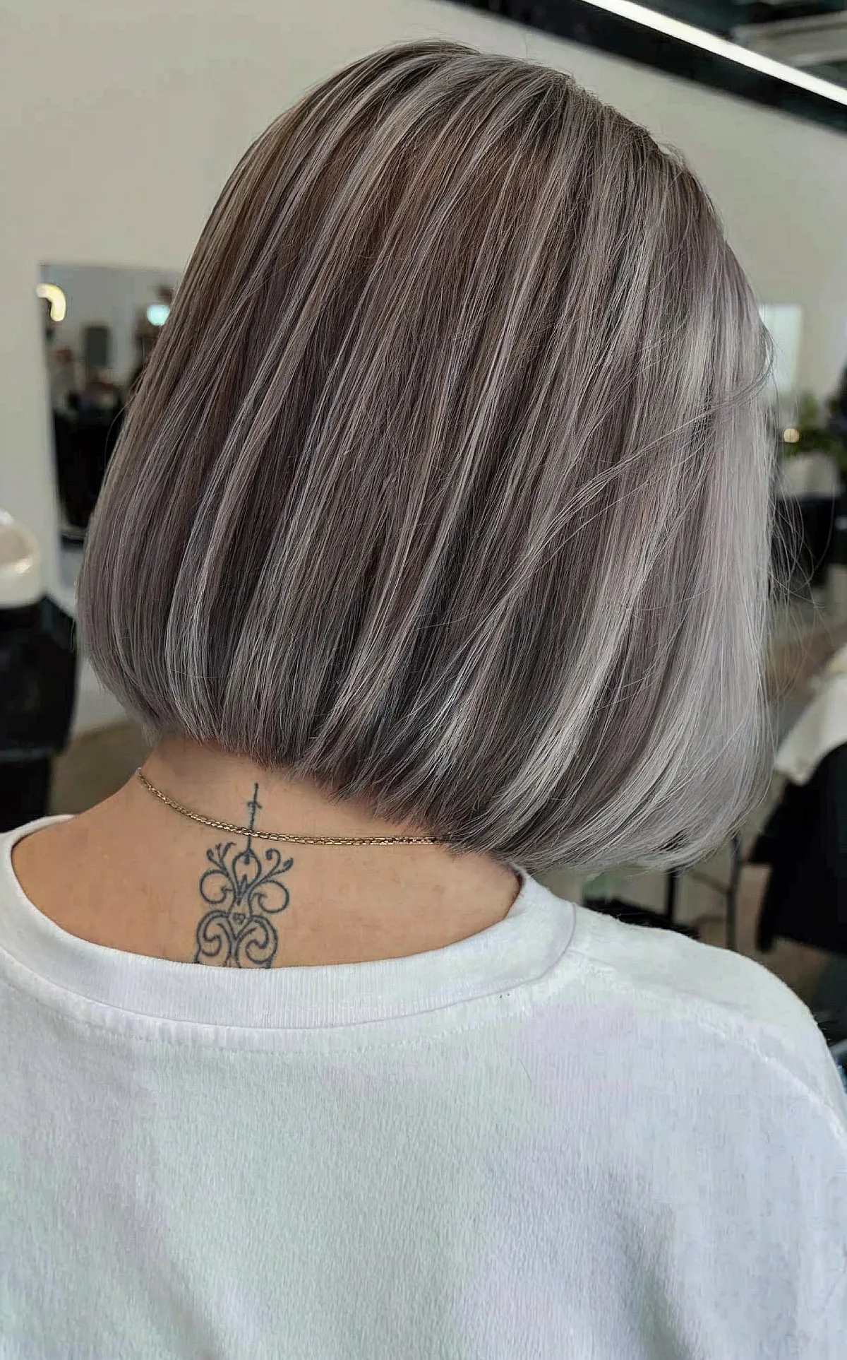 Elegant Silver Gray Hair for Winter