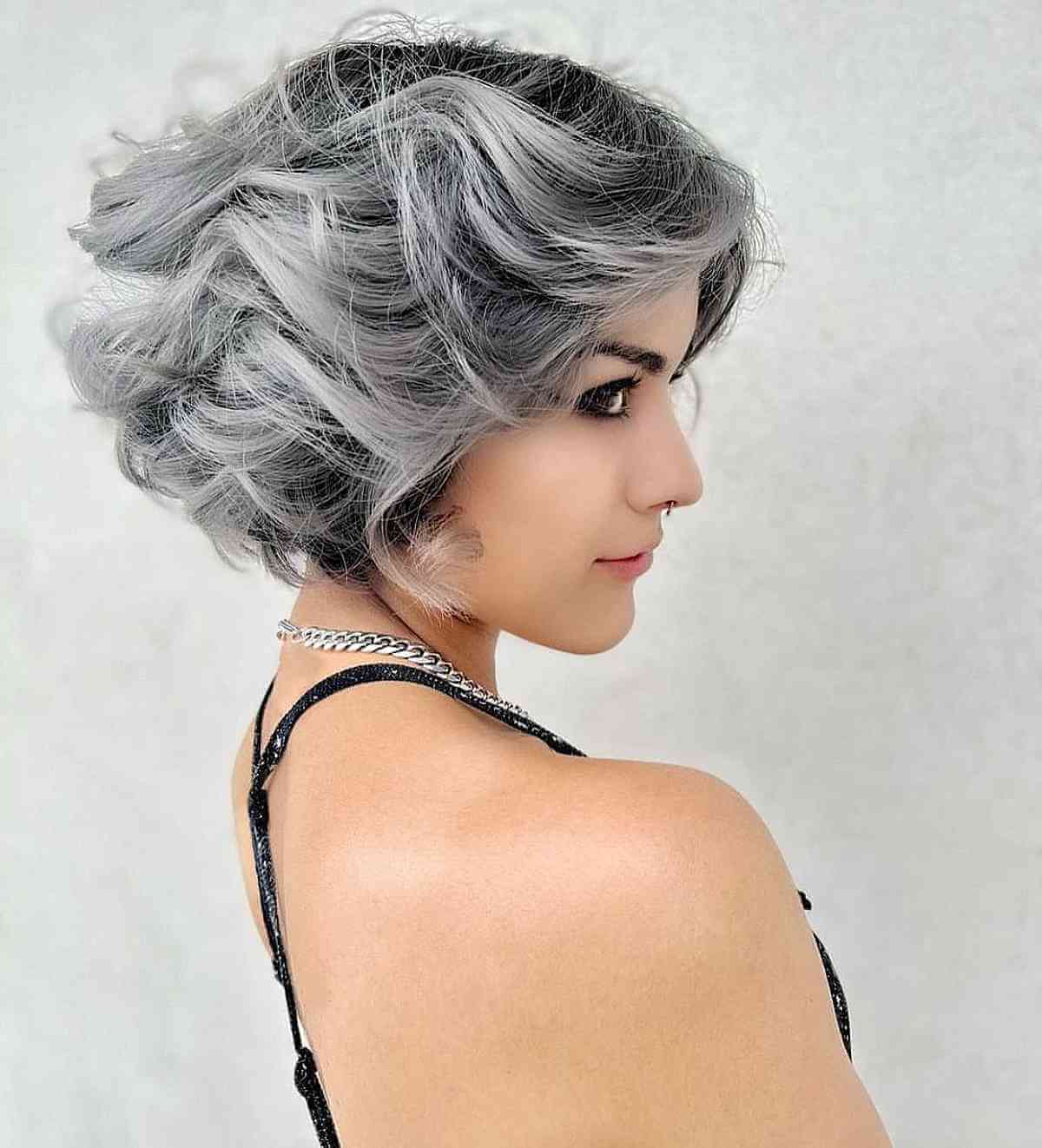 Elegant Silver Hair Color