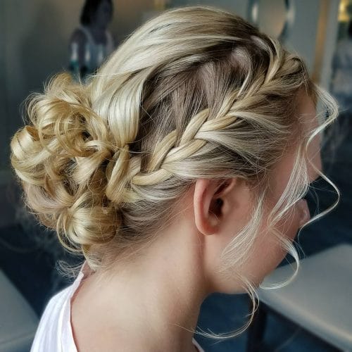 Chic Braided Updo