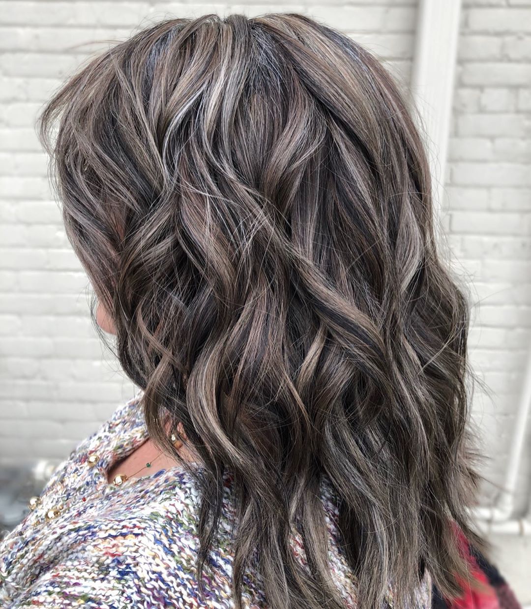 Stylish Highlights and Lowlights for Dark Hair