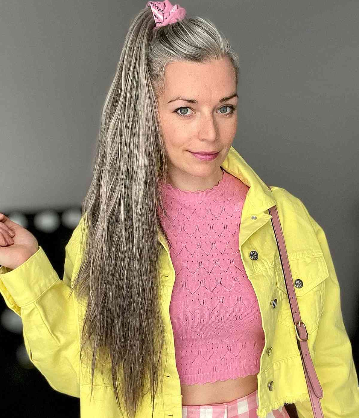 Elevated Ponytail for Extra Long Hair for women forty and up