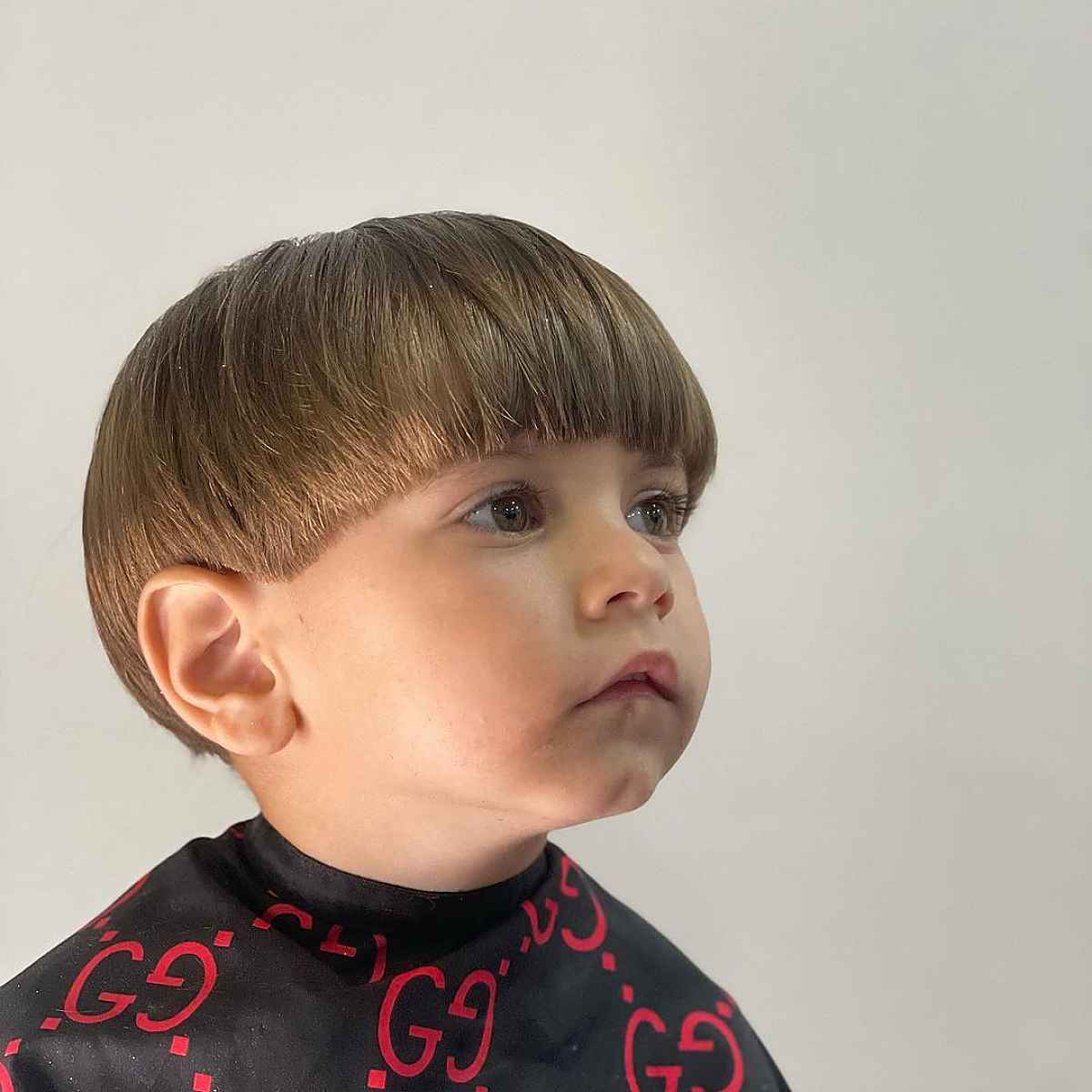 adorable bowl cut for lively little boys