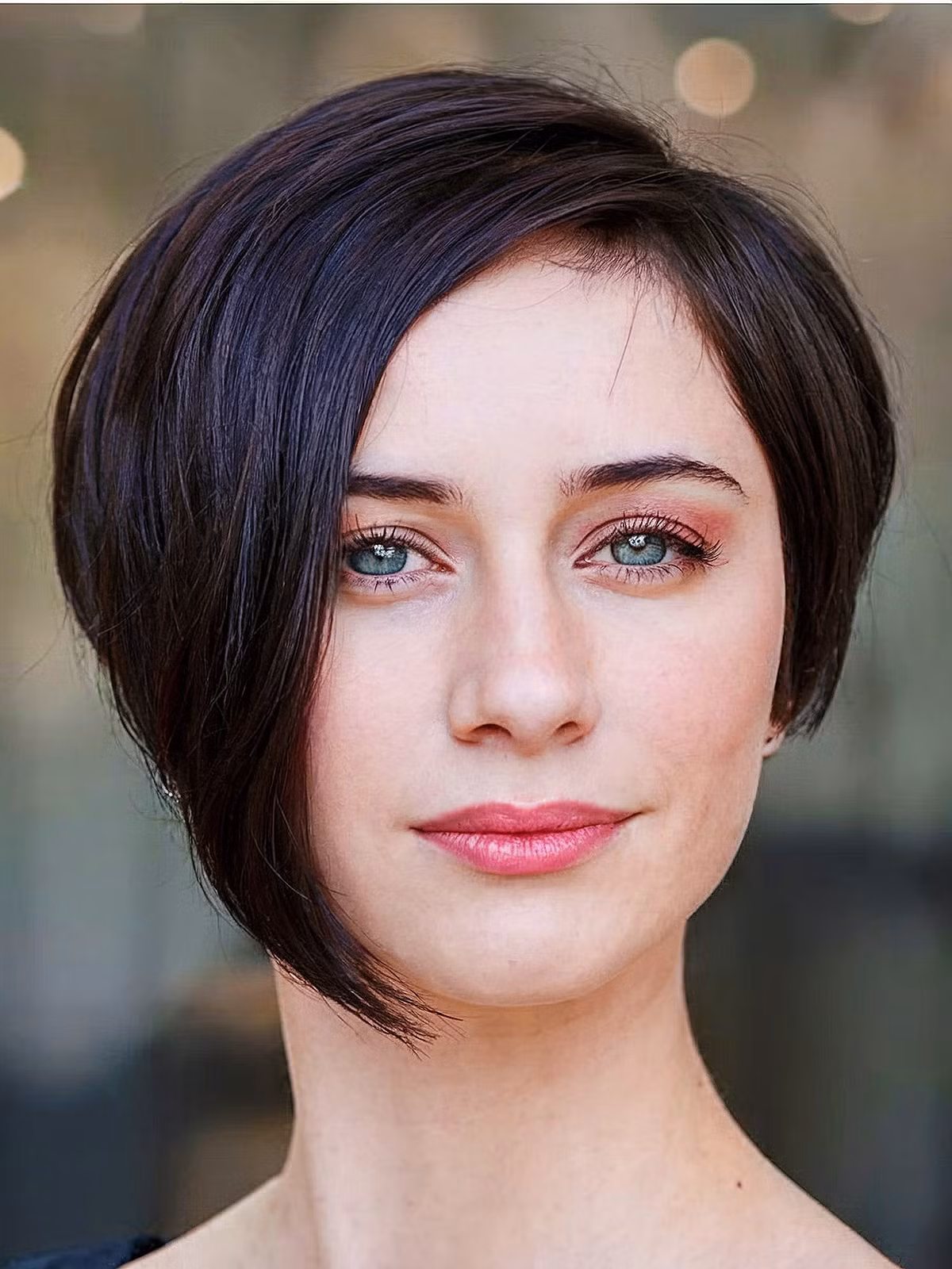 Enhanced Side Part for Asymmetrical Bixie Cut