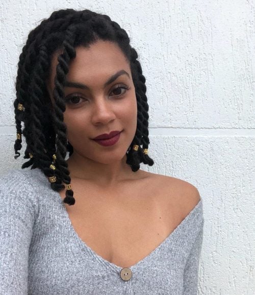 Exceptional short twist braids