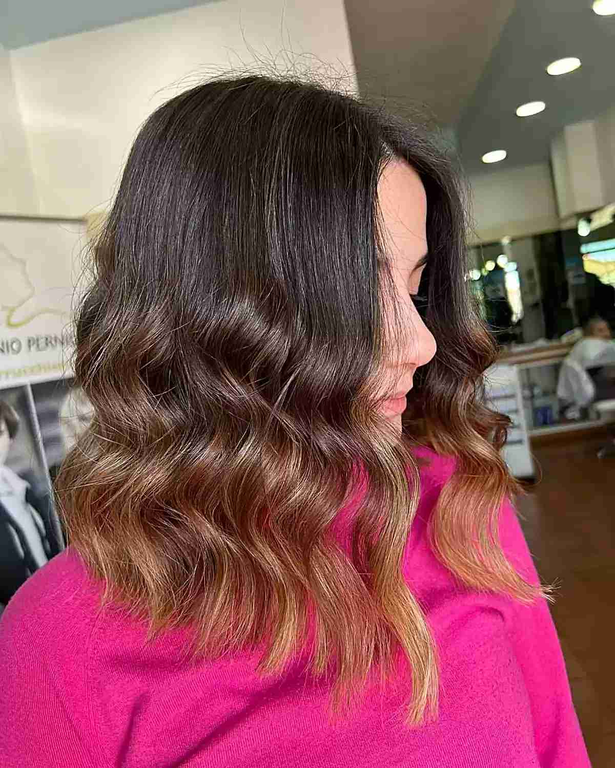 extended collarbone waves shoulder length