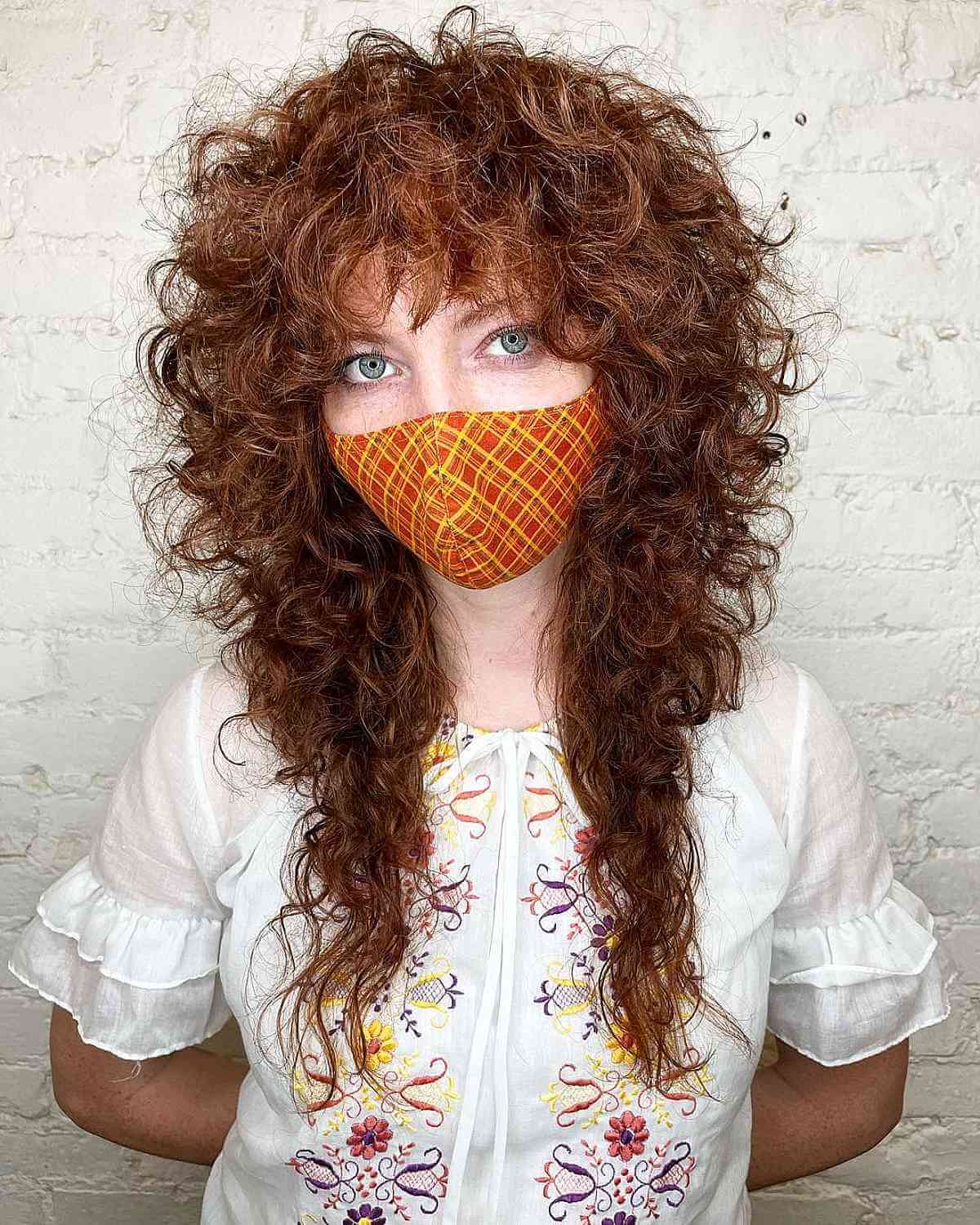 Extended Gypsy Shag Style for Curly-Haired Women