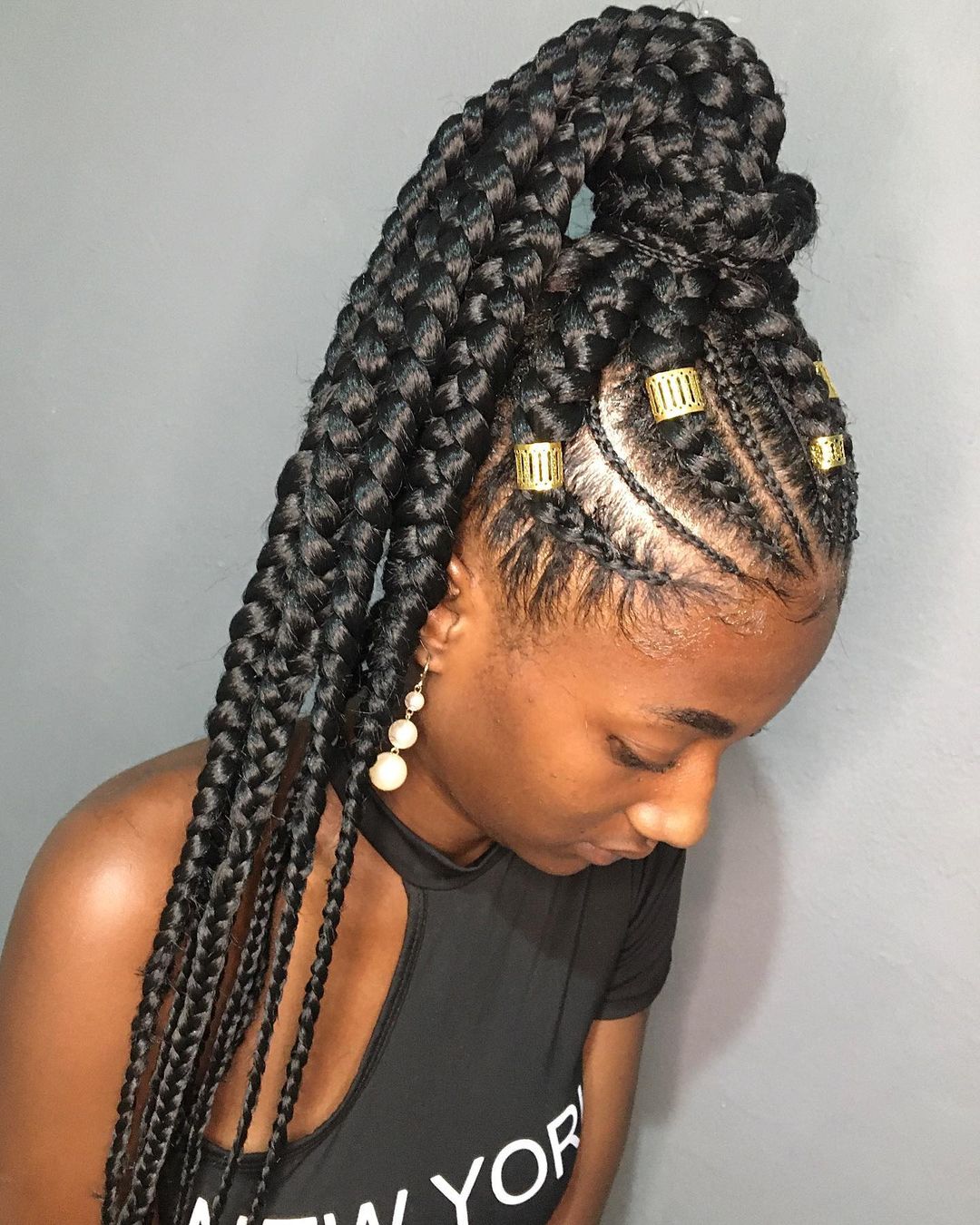 Jumbo ghana braids