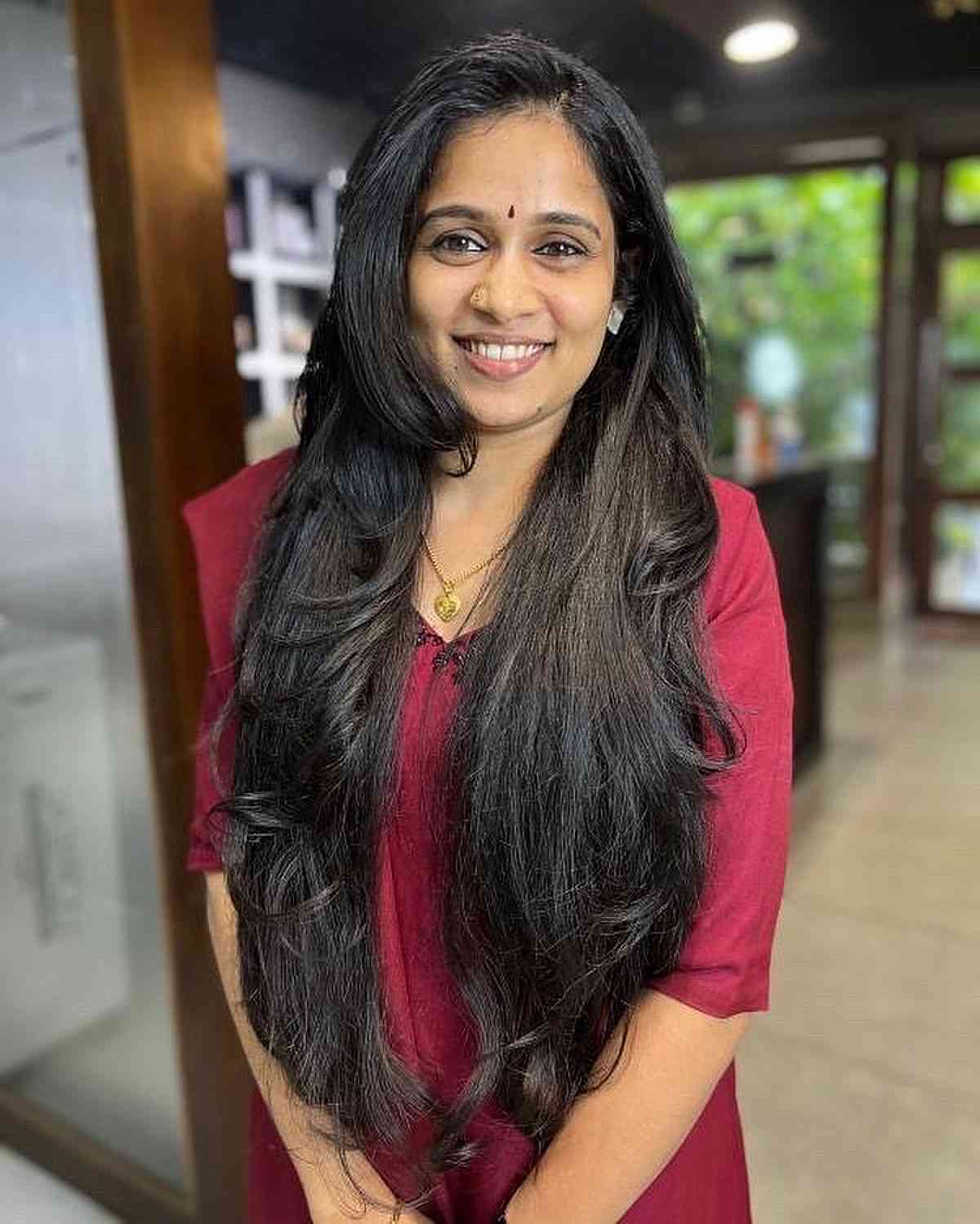 Extra Long Dark Layered Tresses