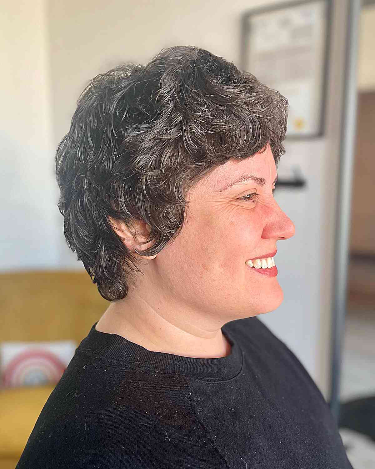 Feathered Shaggy Pixie Cut for Fine Hair Types