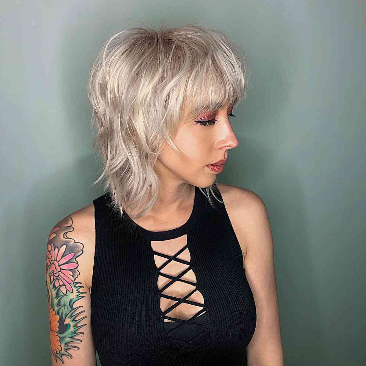 Shag with Short Layered Cuts