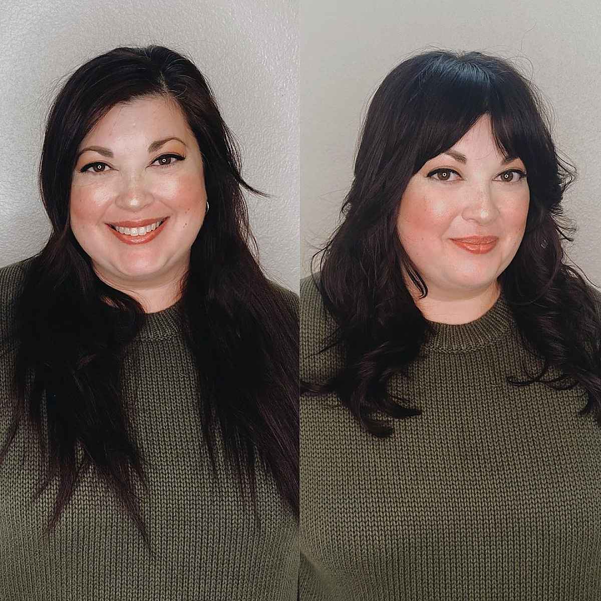 Framing Layers and Bangs with a Shag Hairstyle