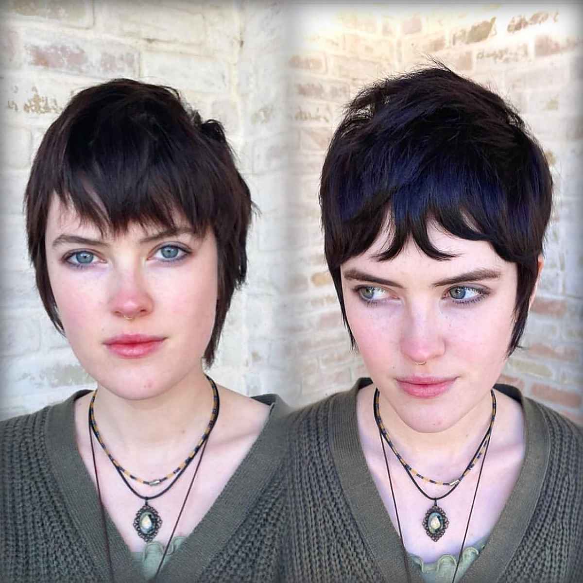 Framing Pixie Cut with Bangs for Your Face Shape
