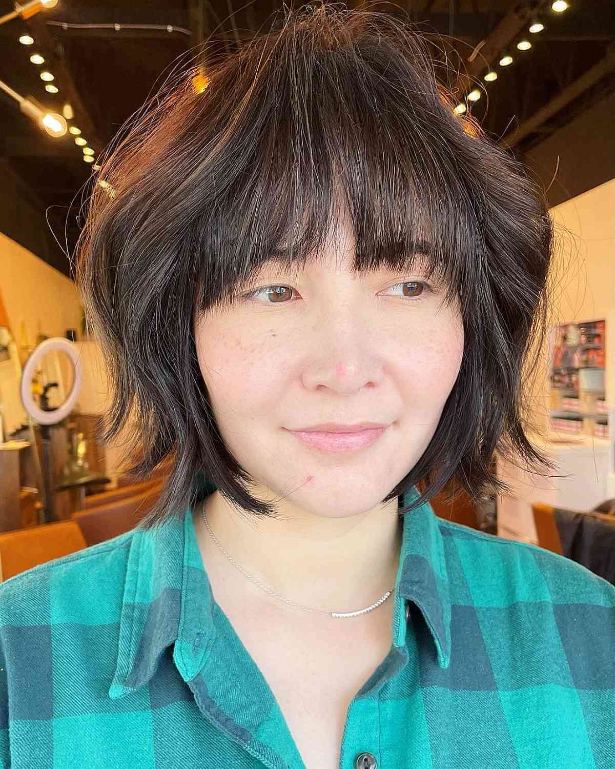 Framing the Face: A Bob with Airy Bangs