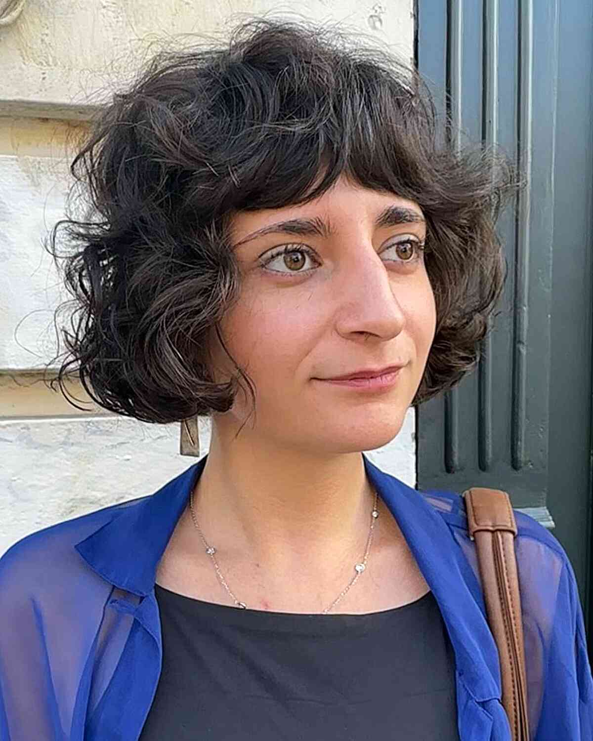 Jaw-Grazing French Bob with Lively Waves