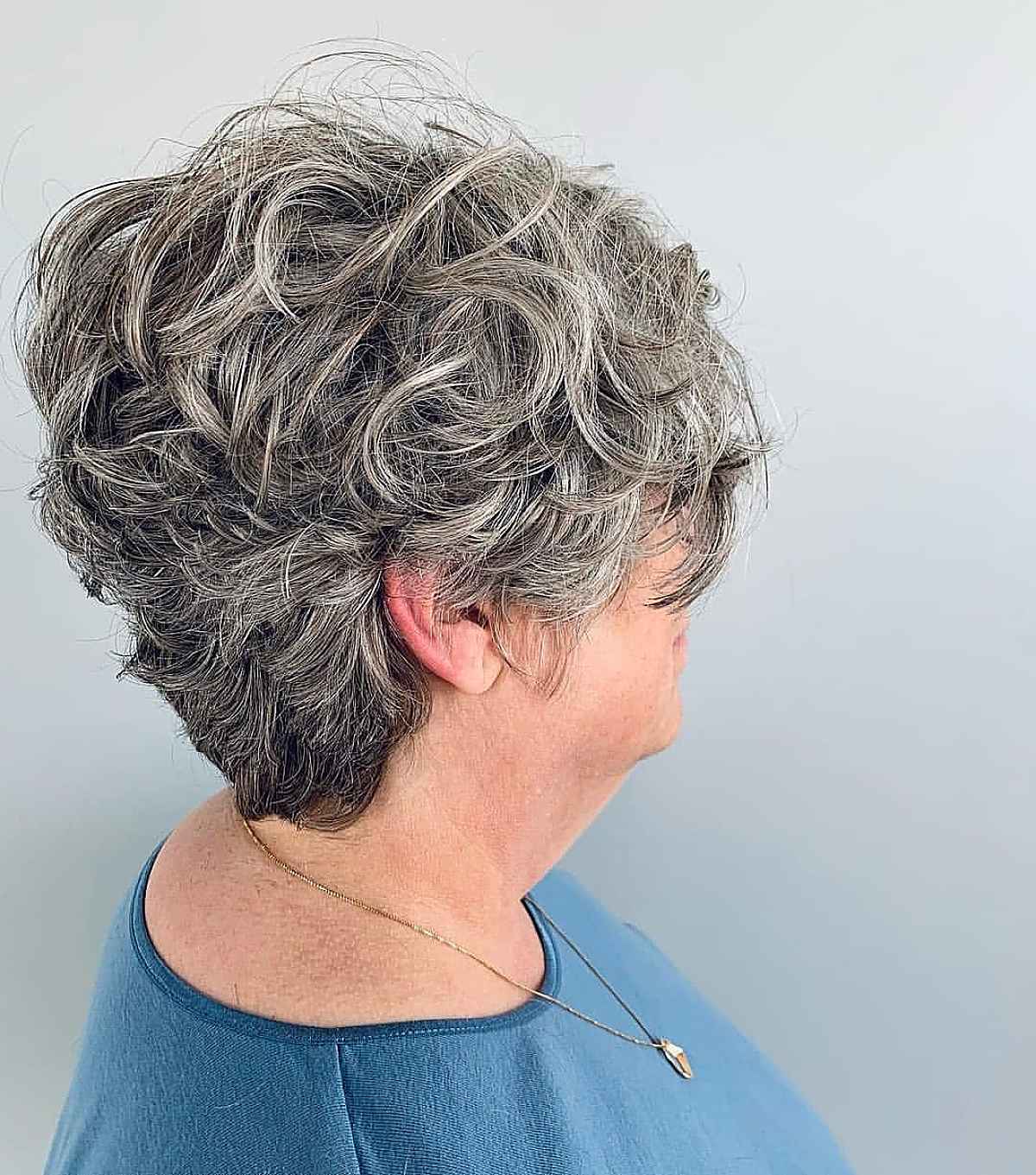 Full-Volume Pixie for Curly Hair