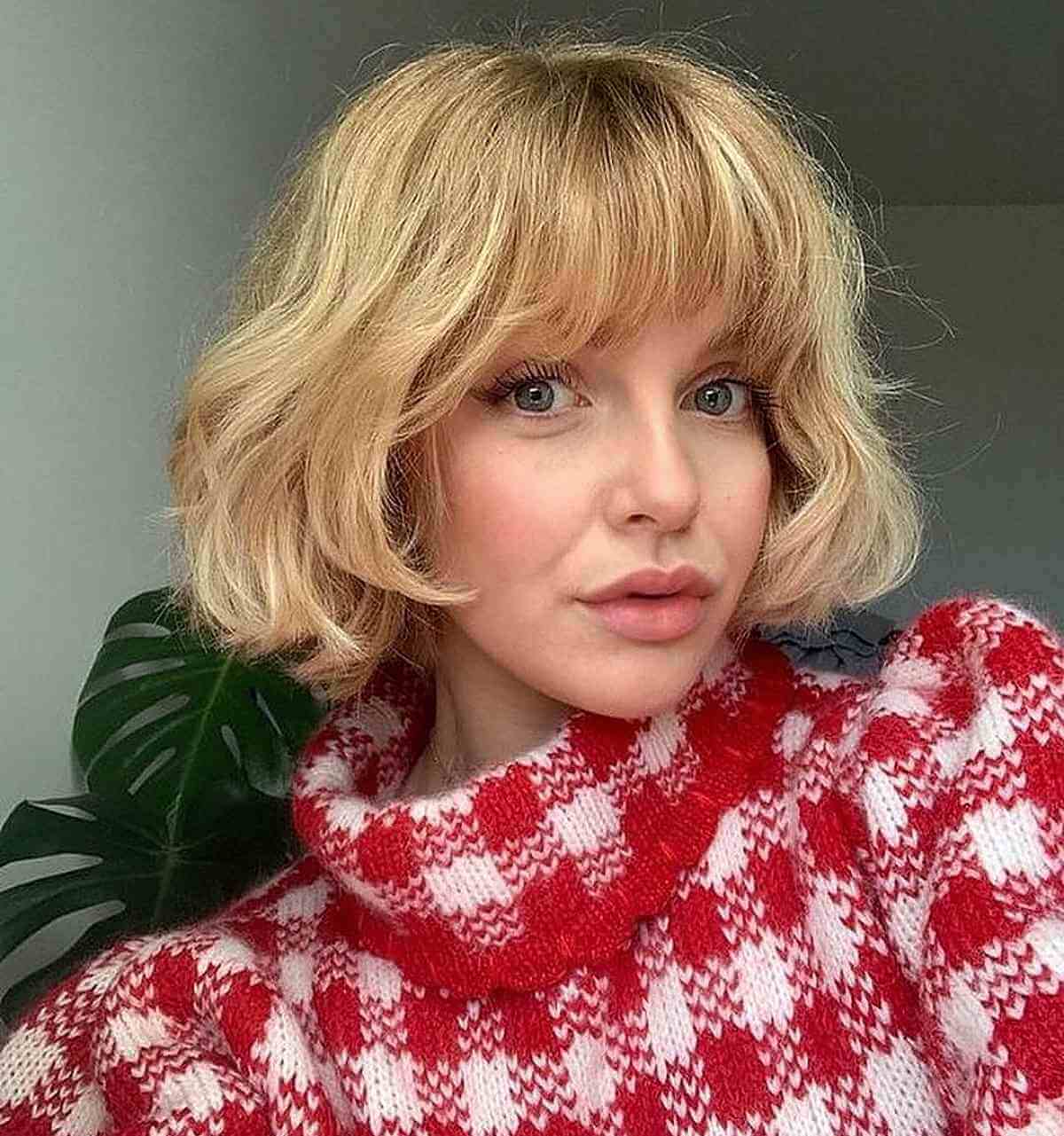 Gentle Tousled French Bob