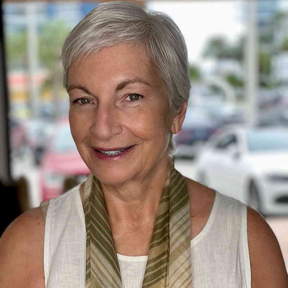 Gleaming Ultra Short Pixie for Fine Hair