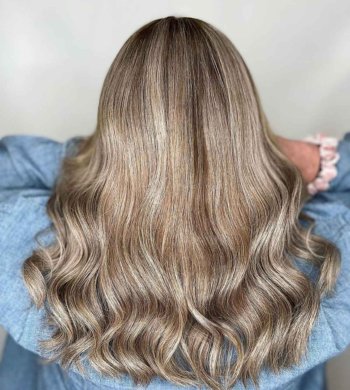 Golden Blonde Hair with Chocolate Lowlights