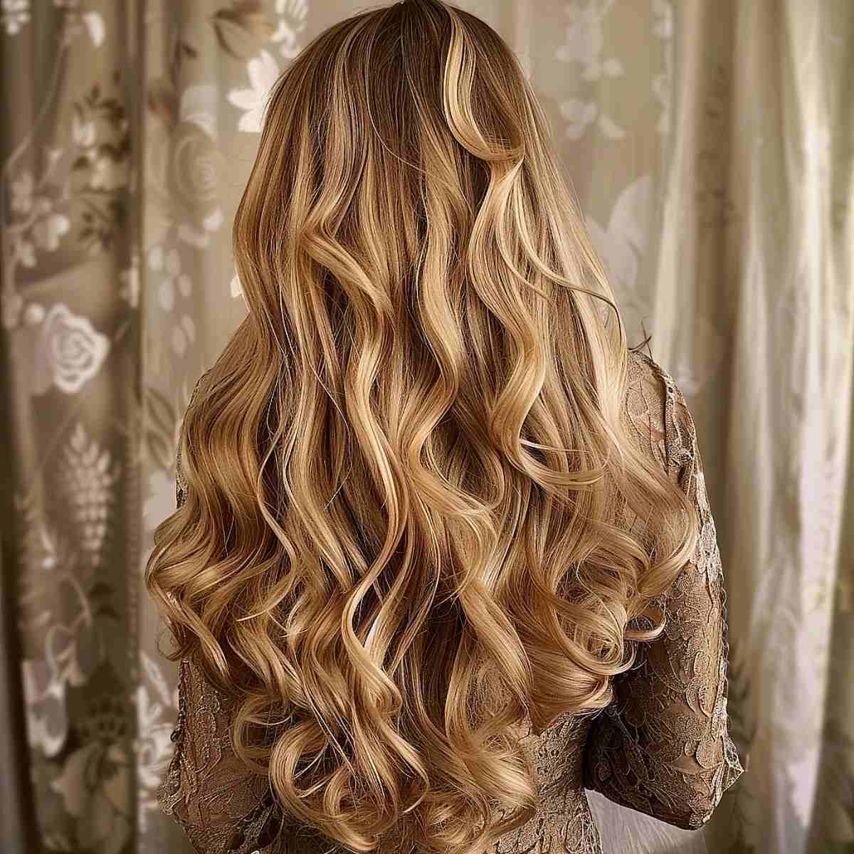 Effortless hairstyles for long hair - waves and volume