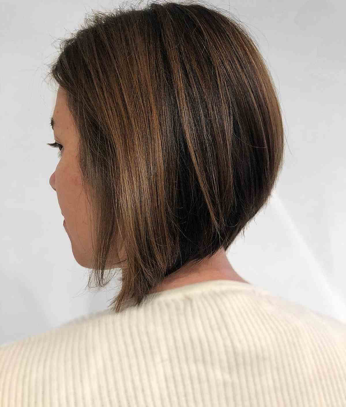 Graduated Bob for Straight Fine Hair