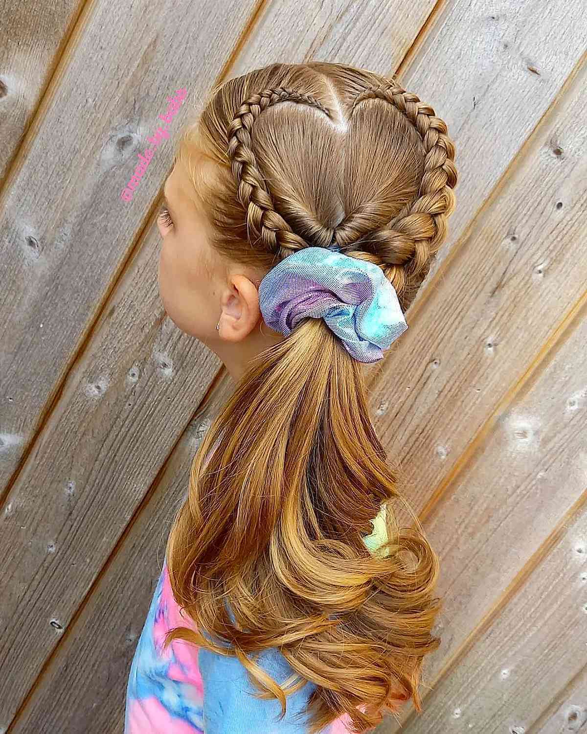 Heart-Shaped Braid Hairstyles