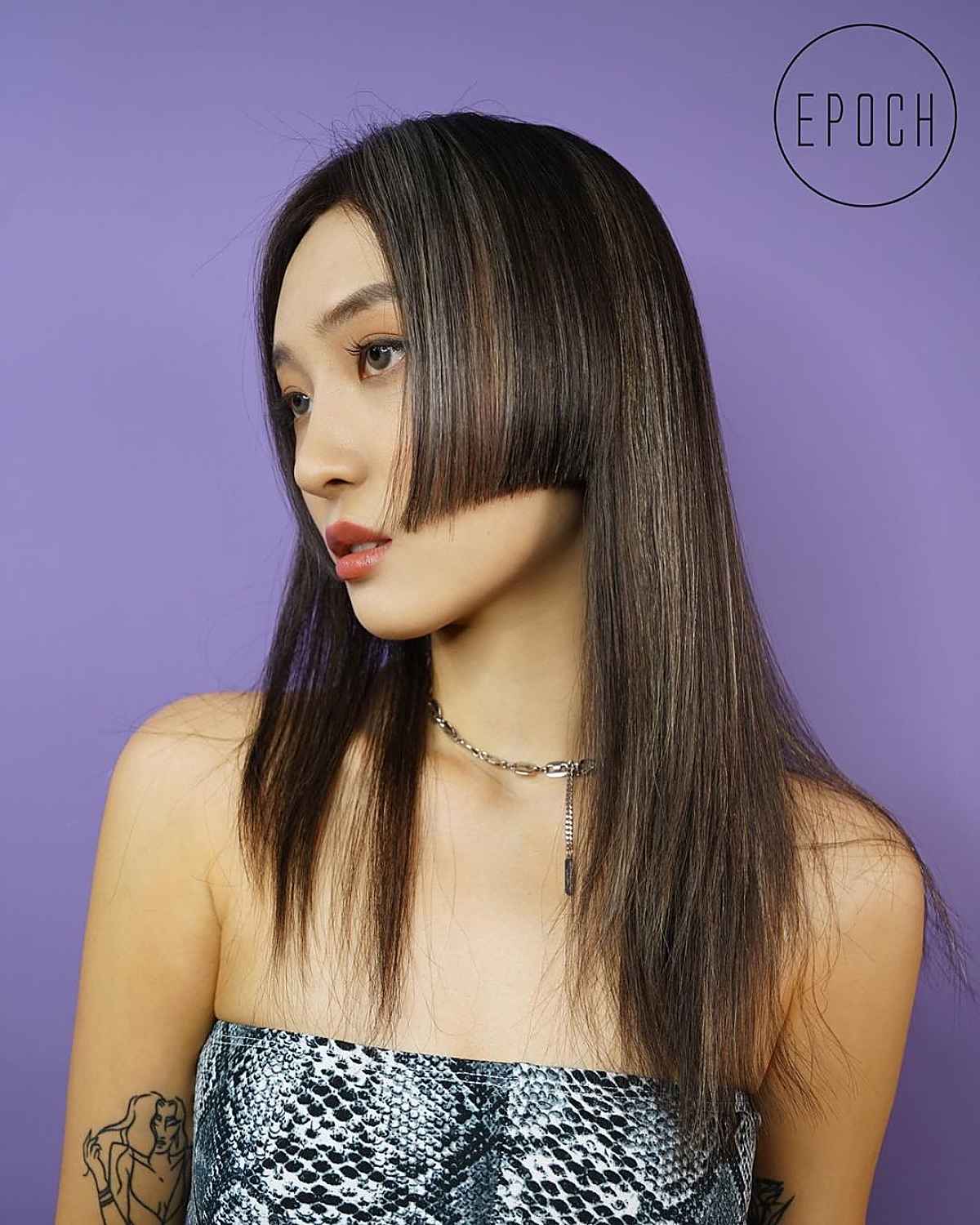 Hime Style with Cheek-Length Side Locks