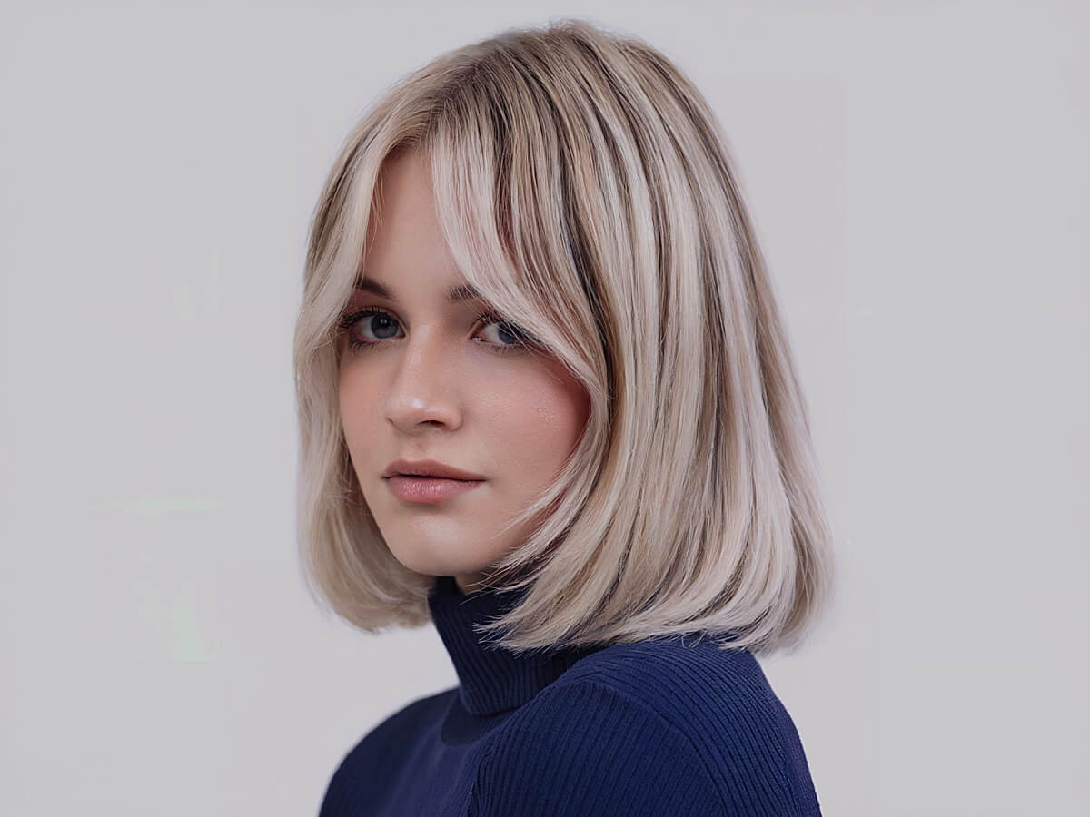 Shoulder-length bob haircuts for women