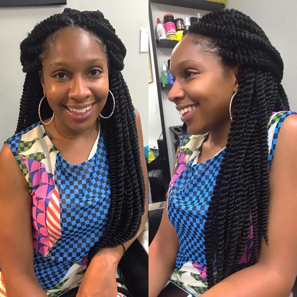 Incredibly Versatile Crochet Twists hairstyle