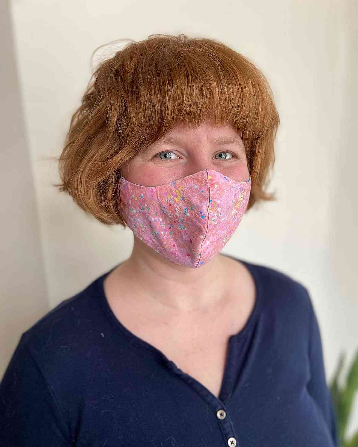 Wash-and-Go Jaw-Length French Bob for Voluminous Hair
