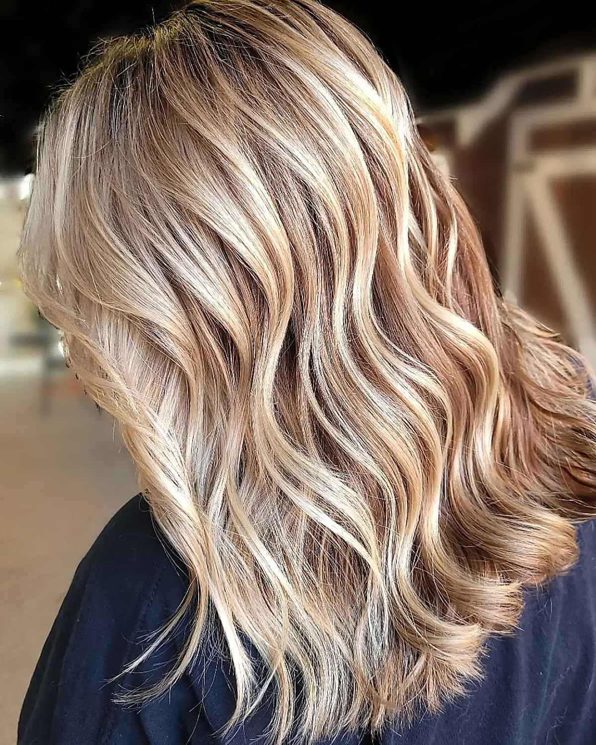 Layered Blonde Hair Color