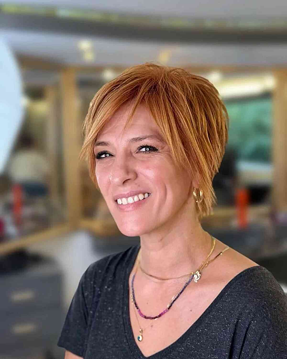 Short Copper Lixie with Layers