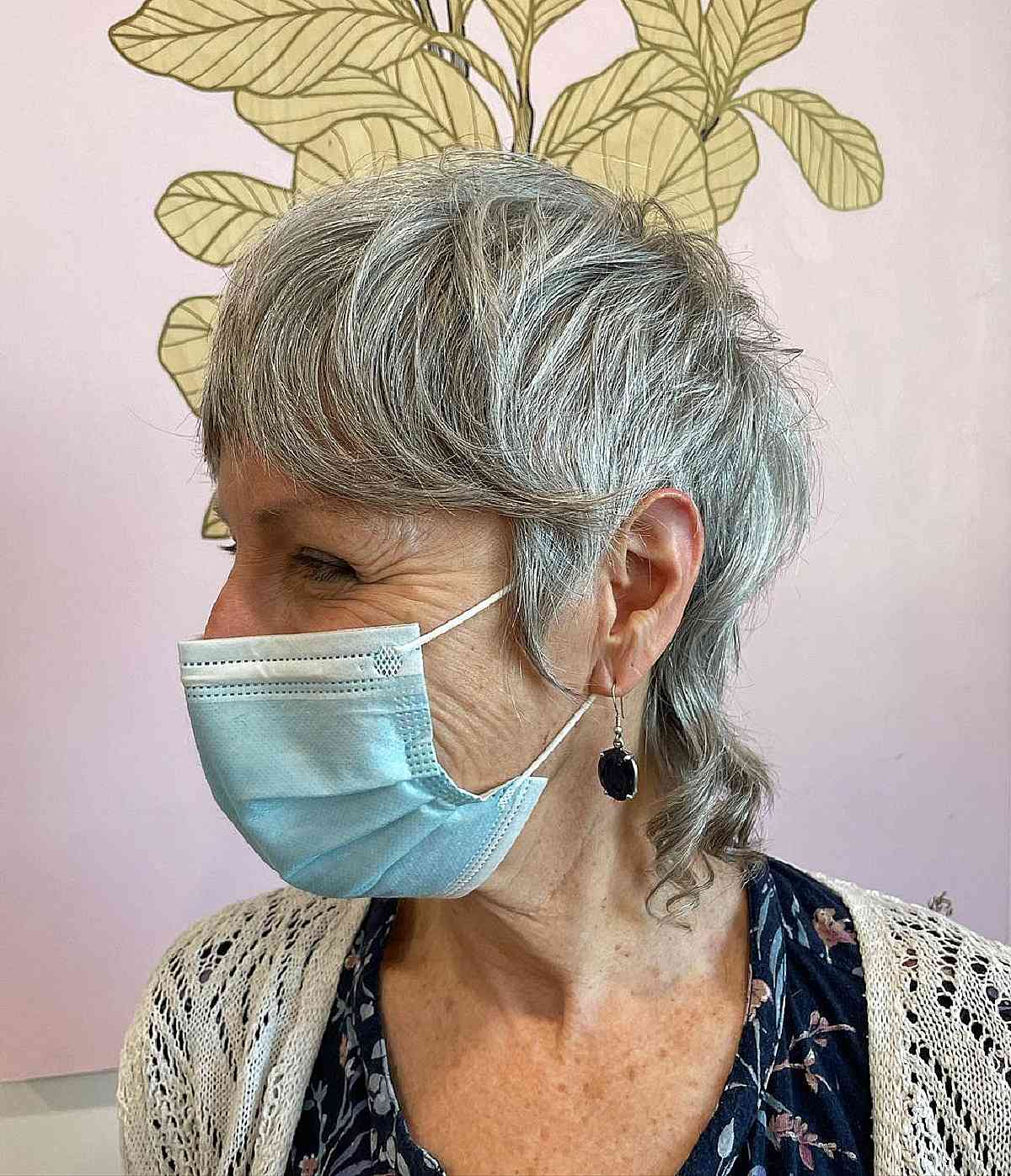 Layered Mixie Cut with Soft Bangs