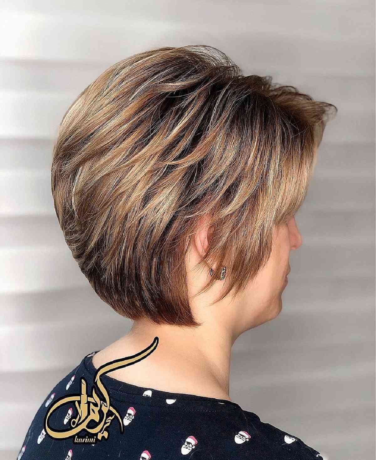 Layered Round Graduated Bob for Thinning Hair