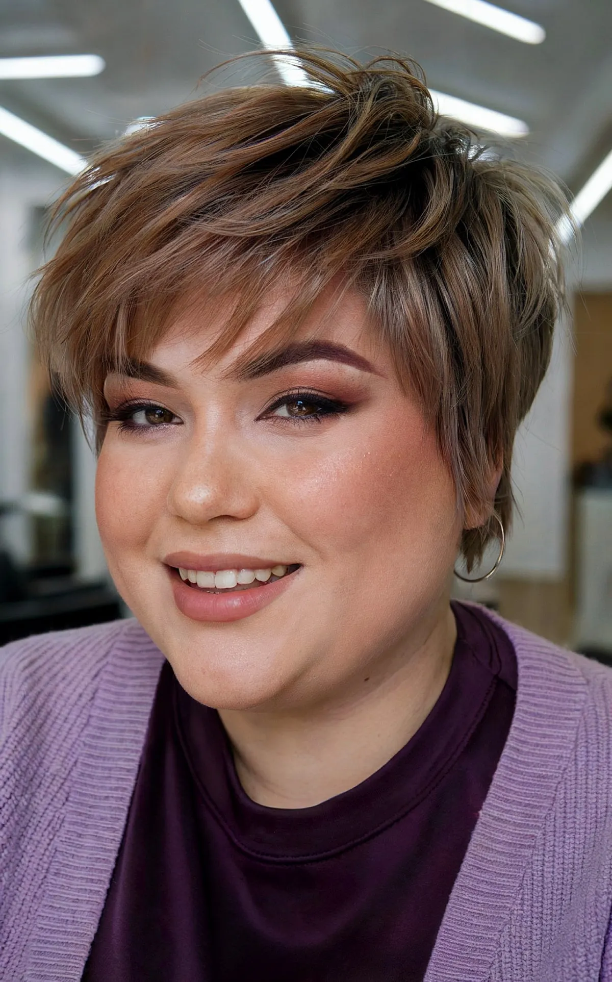 Layered Textured Pixie Cut