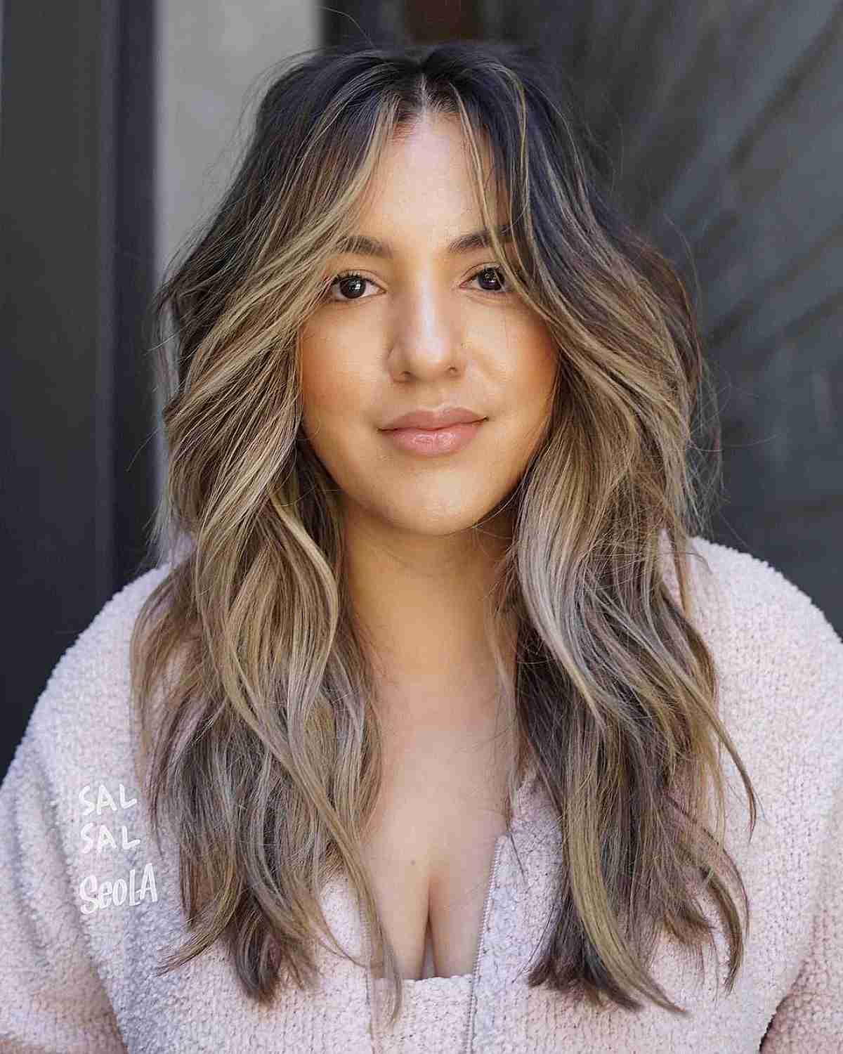 Long Ombre Layers with Thickness