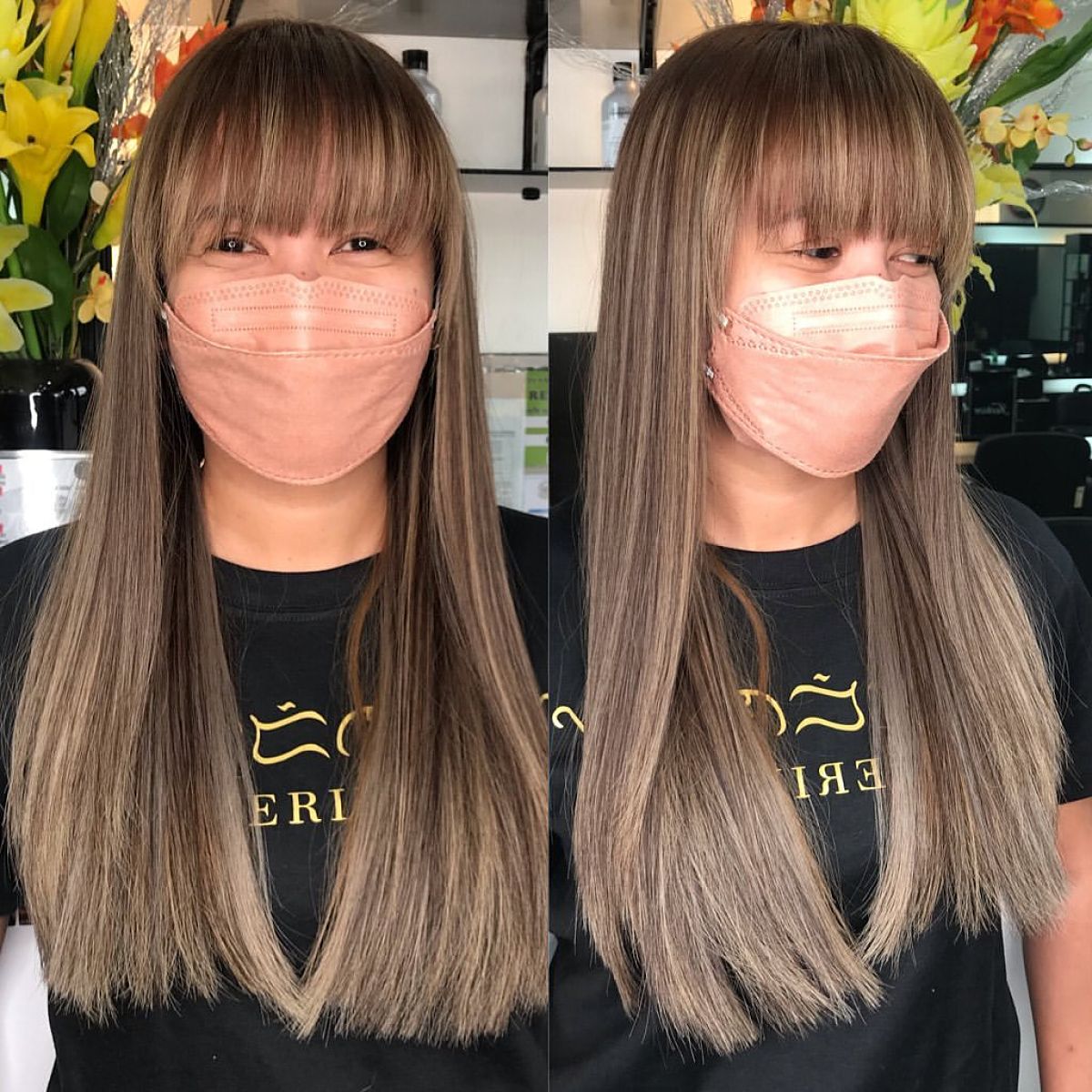 Luxurious Bangs for Long, Fine Tresses