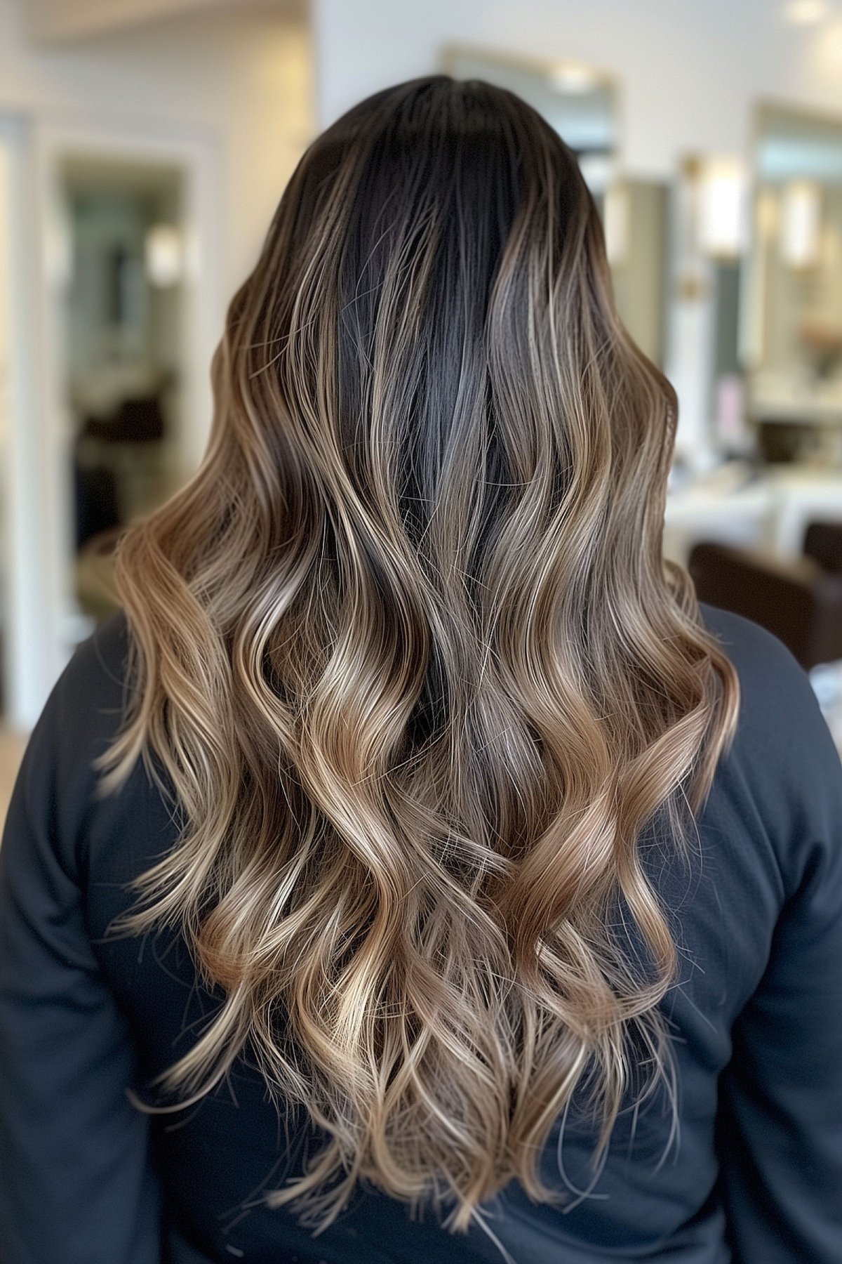 Platinum Brown Balayage