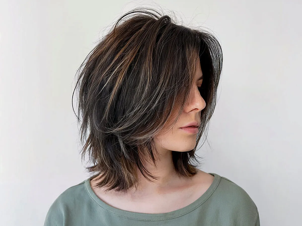 Medium layered haircuts for women