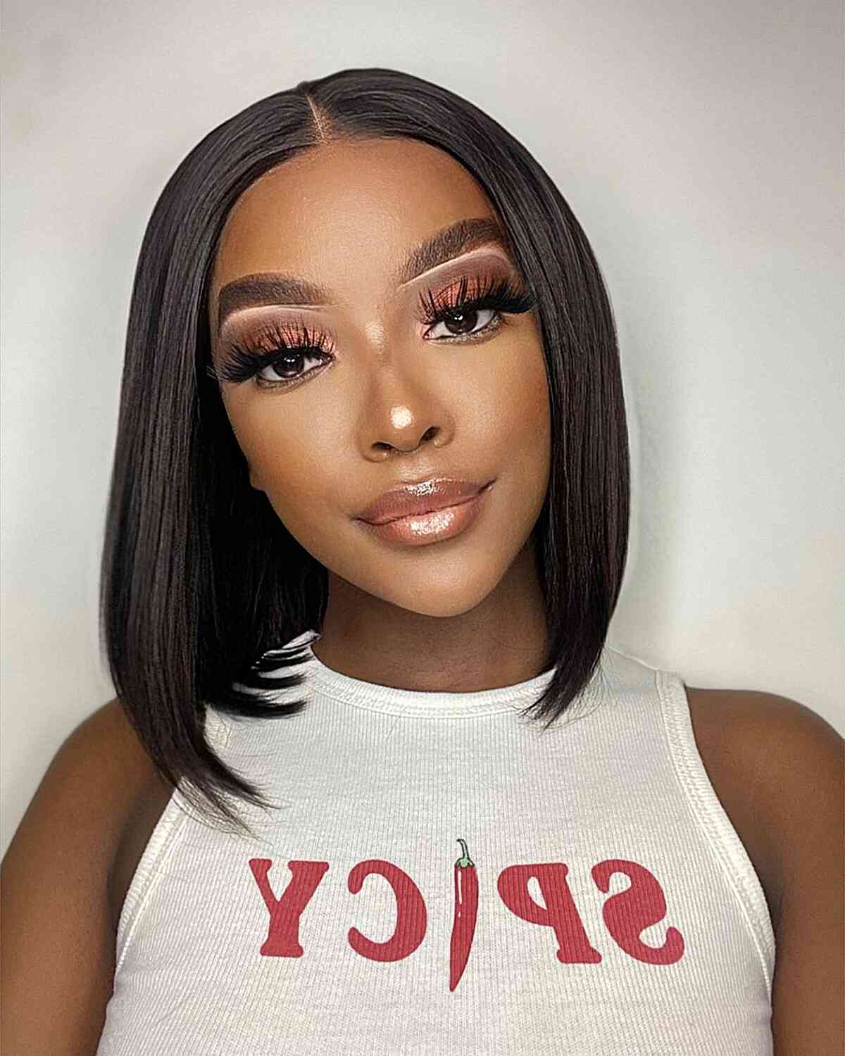 Medium-Length Bob Hairstyle for Women