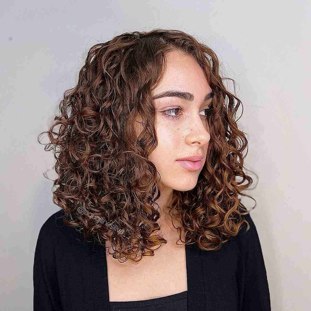 Medium-Length Curly Hair