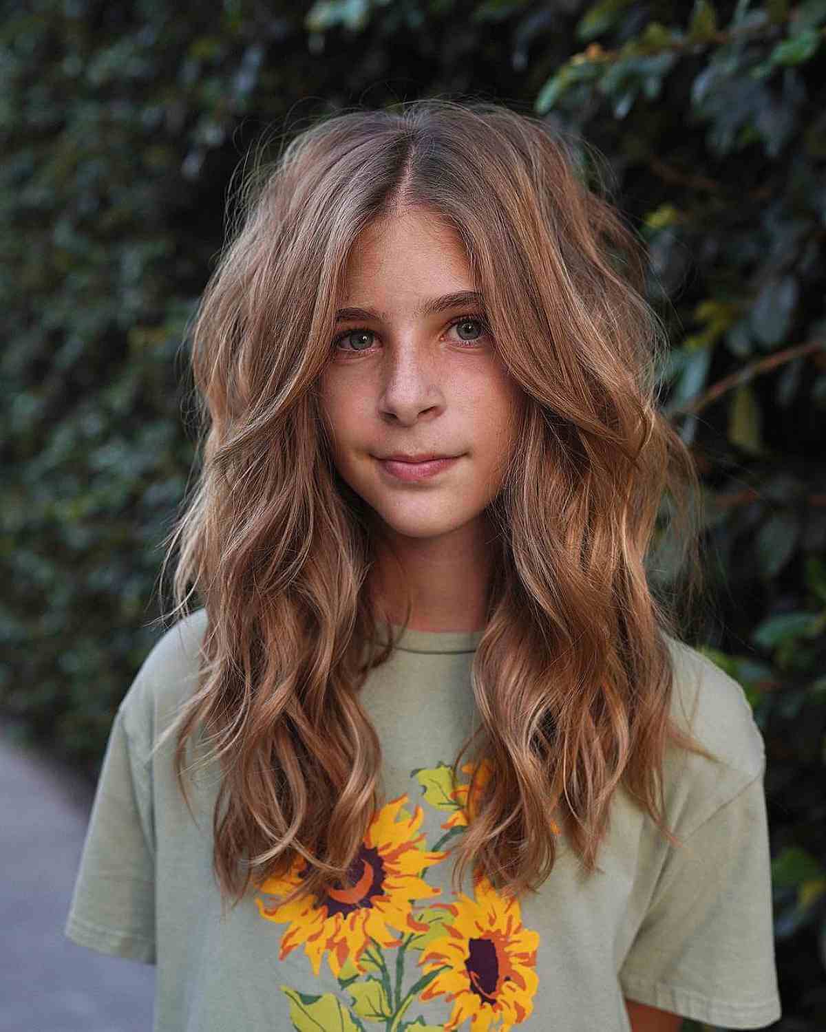 Face-Framing Medium-Length Effortless Layers