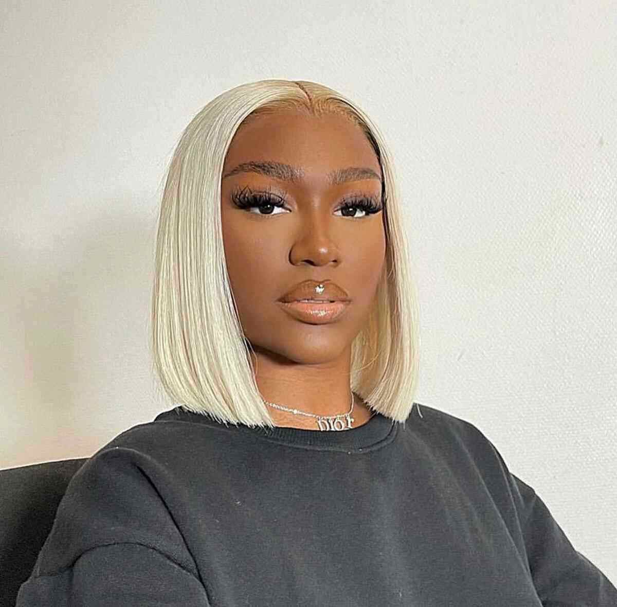 Mid-Length Bob Weave Hairstyle