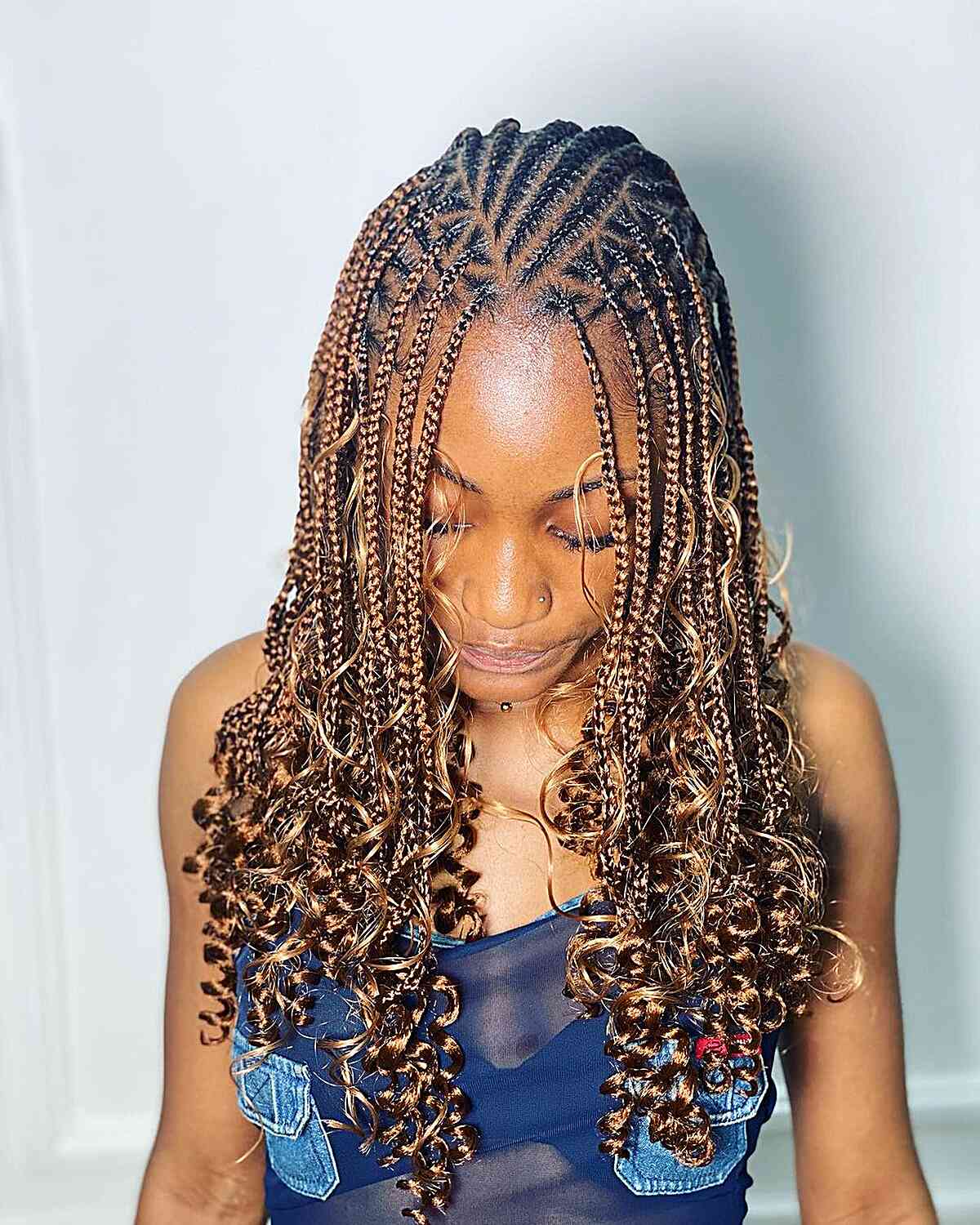 Mid-Length Micro Tribal Braids