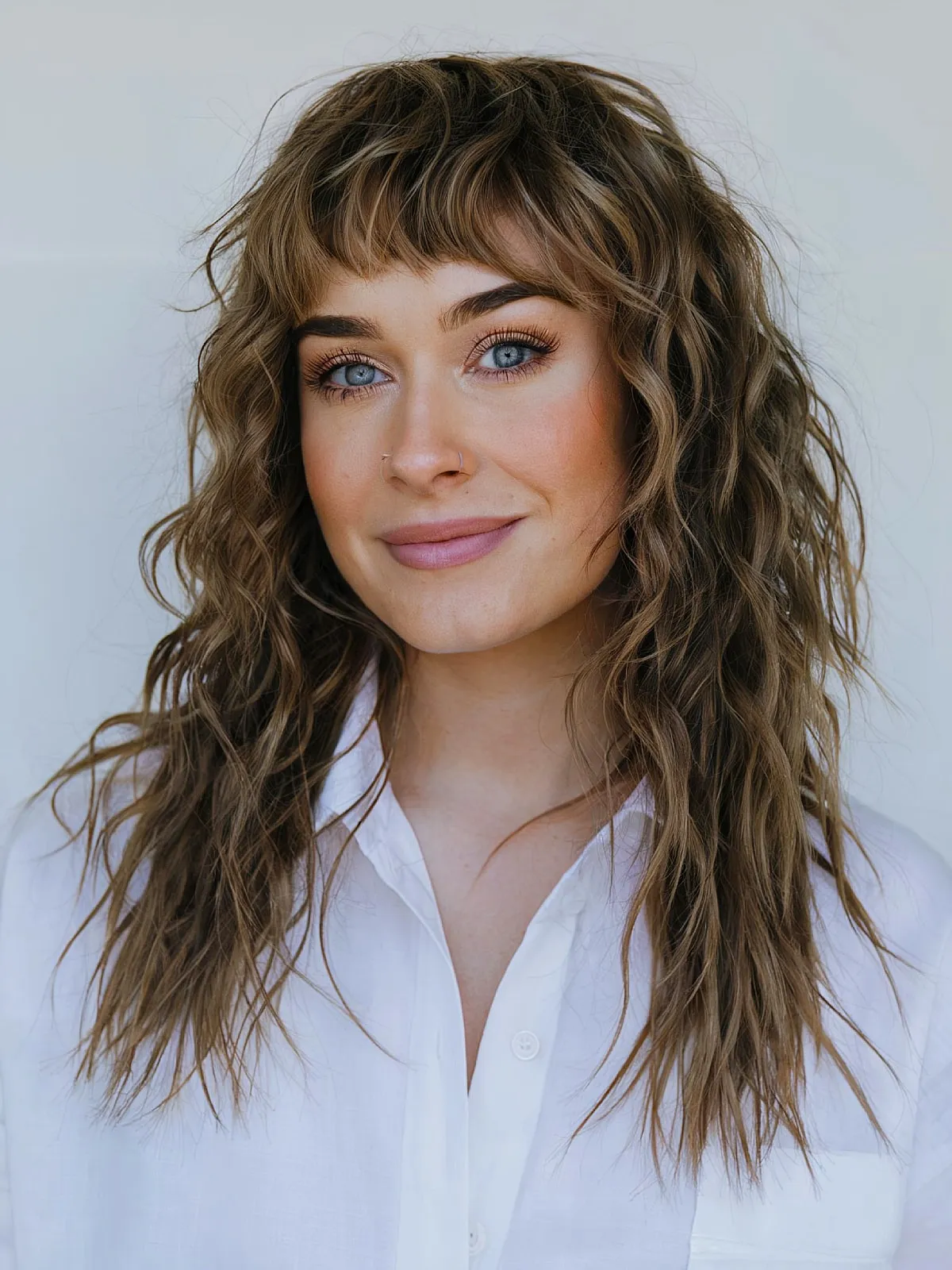 Mullet Wolf Cut Featuring Bangs