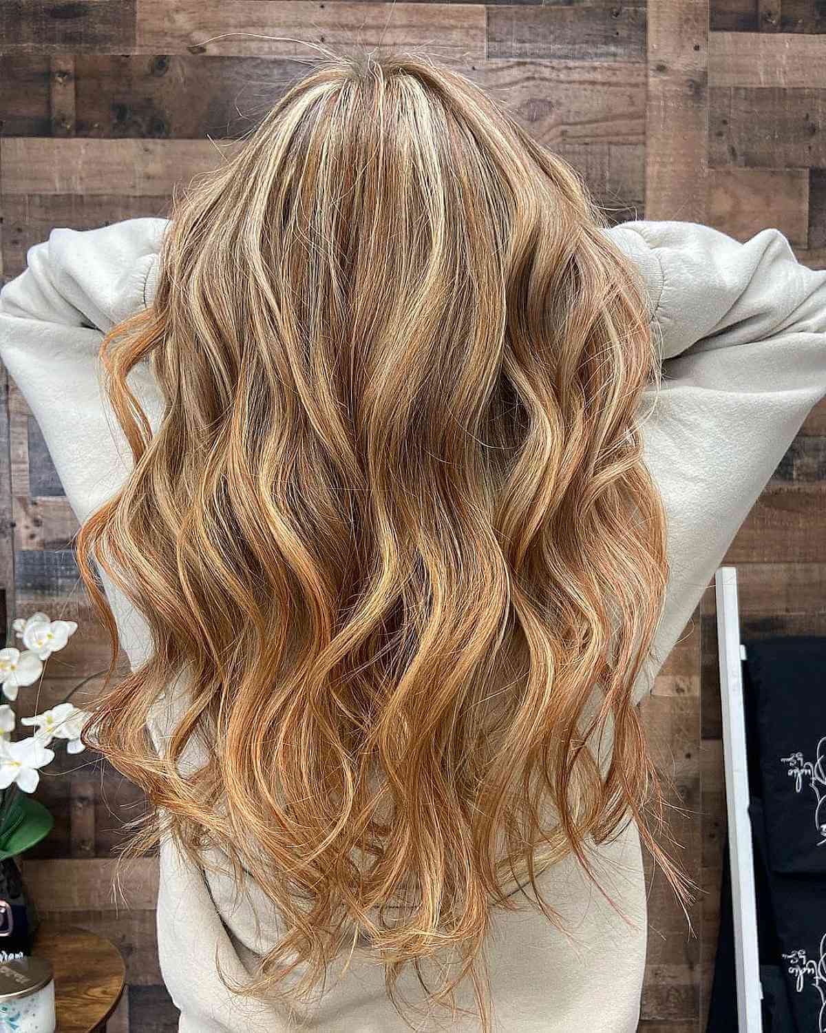 Multidimensional Strawberry Blonde Hair Highlights